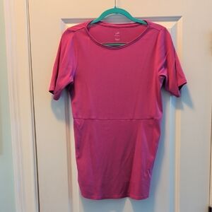 J. Jill Magenta Short Sleeve Tee